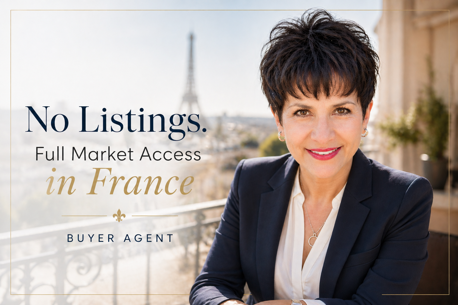 Buyer representation in France with full market access beyond listings and traditional agencies
