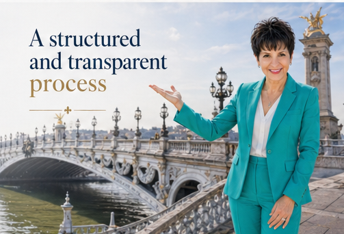 French property transaction process with notaire escrow system ensuring legal protection