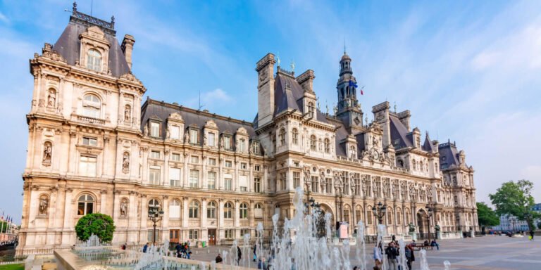 Historic hôtel particulier and luxury residential architecture in Le Marais Paris