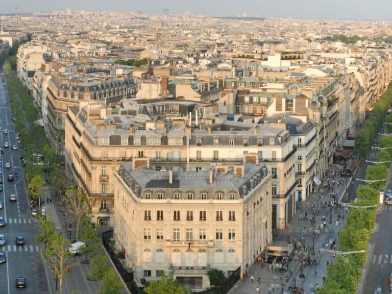 Prestigious luxury neighborhoods in Paris 8th arrondissement including the Golden Triangle