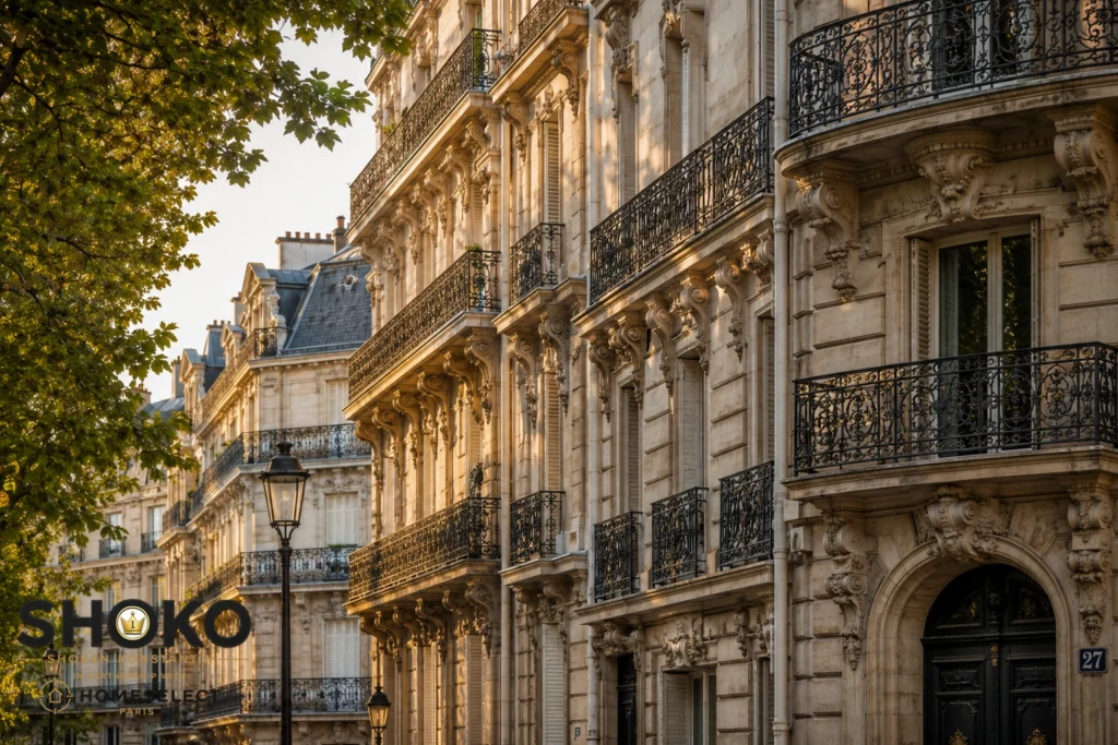 Luxury apartment building in the 6th arrondissement of Paris