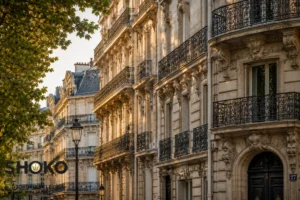 Luxury apartment building in the 6th arrondissement of Paris
