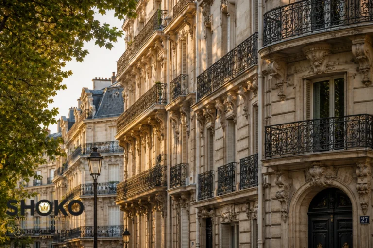 Luxury apartment building in the 6th arrondissement of Paris